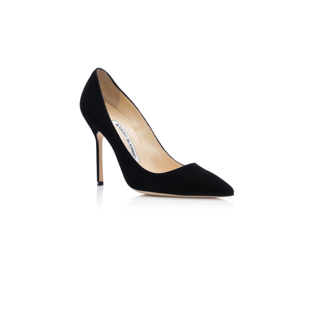 Manolo Blahnik bb pumps in black suede